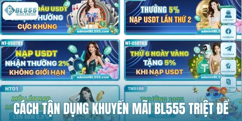 Cách tận dụng khuyến mãi BL555 triệt để