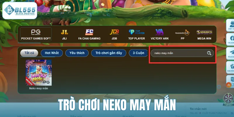 Trò chơi neko may mắn